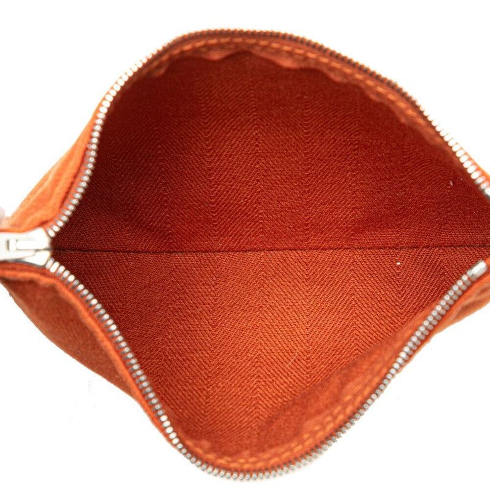 Hermes Toile Chevron Valparaiso MM Handbag Orange - Picture 6 of 6